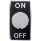 PANASONIC ELECTRIC - NAIWD1901 TARGHETTA ON OFF PER INT. LEVETTA T