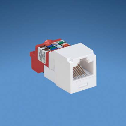 PANDUIT - PANCJ5E88TBU MODULE,CAT5E,UTP,8P8W,TSTYLE,BU,EA