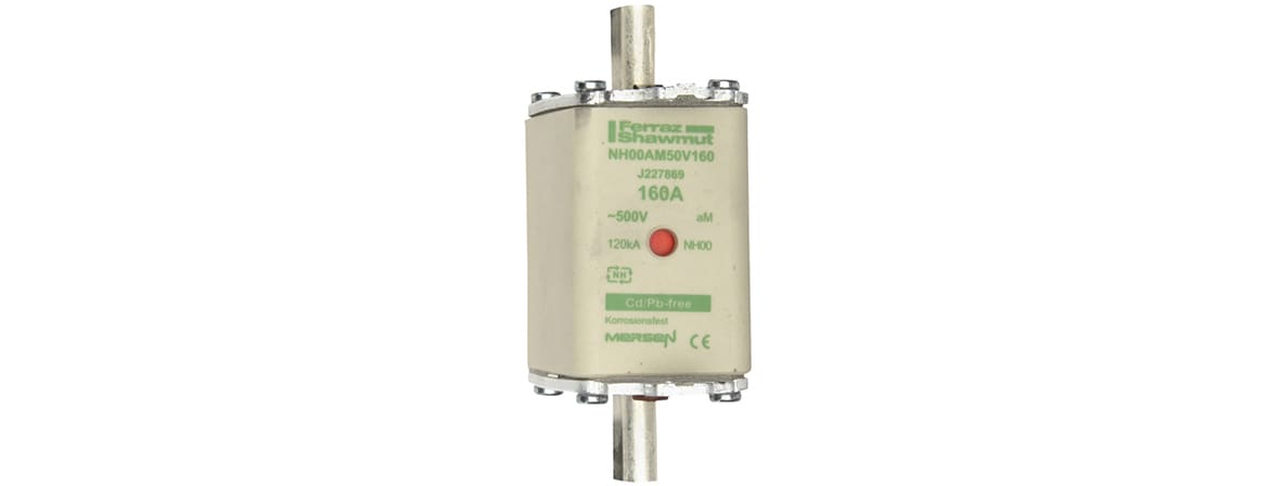 MERSEN ITALIA SPA - XESNH00AM50V160 FUS. NH BT TAGLIA 00 - 500VAC AM 160A