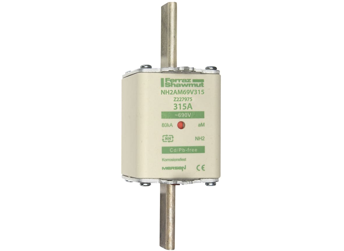 MERSEN ITALIA SPA - XESNH2AM69V315 FUS. NH BT TAGLIA 2 - 690VAC AM 315A