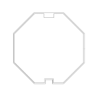 NICE SPA - NIC515.05700 KIT ADATTATORE OTTAG 57 MAX