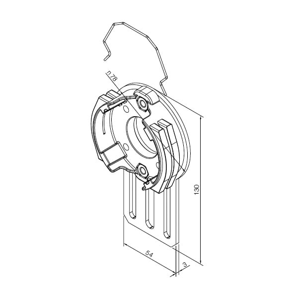 NICE SPA NIC526.10037 ADJUSTABLE BRACKET ERA L