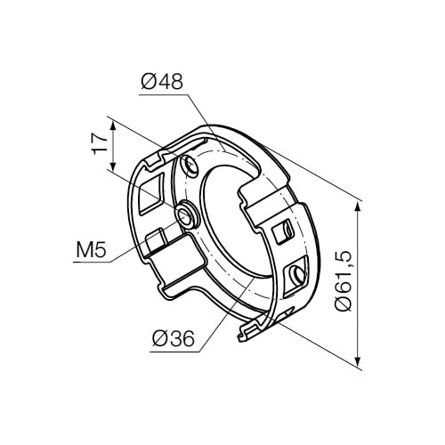 NICE SPA - NIC535.10010 SUPPORTO LAMIERA MAX