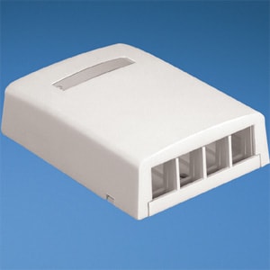 PANDUIT - PANNK4BXIW-AY NK,4PT,SURFACEMOUNTBOX,IW,EA