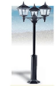 NOBILE ILLUMINAZIONE - NOB2005/39/BI LAMPIONE DUE LUCI QUADRA MEDIA BI