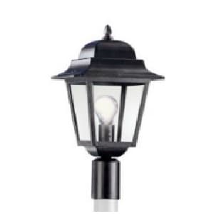 NOBILE ILLUMINAZIONE - NOB2005/25/NE/SAT LAMPADA X PALO D.60 QUADR MED NE DIF.SAT