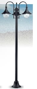 NOBILE ITALIA NOB2033/09/NE LAMPIONE 2 LUCI LAMPARA NE