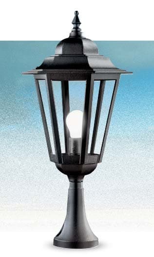 NOBILE ITALIA NOB2051/04/NE LAMPADA CON BASE ESAGONALE GRANDE NE