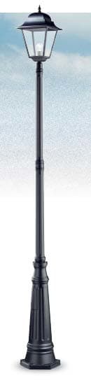 NOBILE ITALIA NOB2053/08/02/NE LAMPIONE H284 1 LUCE QUADRA GRANDE NE