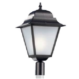 NOBILE ILLUMINAZIONE - NOB2053/25/NE LAMPADA ATTACCO PALO D.60 QUAD.GRANDE NE