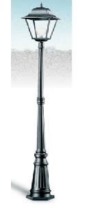 NOBILE ILLUMINAZIONE - NOB2053/8P/NE LAMPIONE H 225 QUADRA GRANDE NE