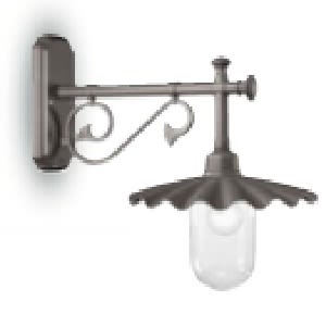 NOBILE ILLUMINAZIONE - NOB2055/02/00/NA LAMPADA A PARETE SERIE FAZZOLETTO