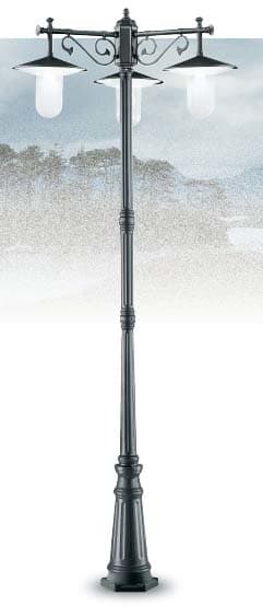 NOBILE ITALIA NOB2065/09/04/NA LAMPIONE 2 LUCI PIATTINO ANTRACITE