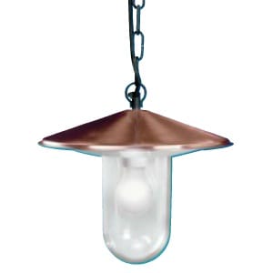 NOBILE ILLUMINAZIONE - NOB2070/02/00/NA/OP LAMPADA A PARETE PIATTINO RAME DIF.OPALE