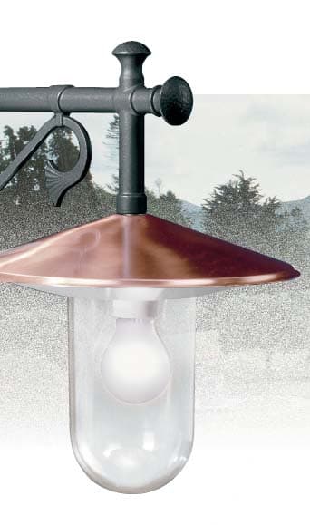 NOBILE ITALIA NOB2070/08/04/NA LAMPIONE 1 LUCE PIATTINO RAME ANTR.