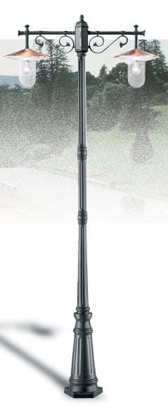 NOBILE ITALIA NOB2070/09/04/NA LAMPIONE 2 LUCI PIATTINO RAME ANTR.