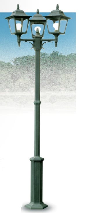 NOBILE ILLUMINAZIONE - NOB3104/61/NA LAMPIONE 3 LUCI H 227 ANTRACITE