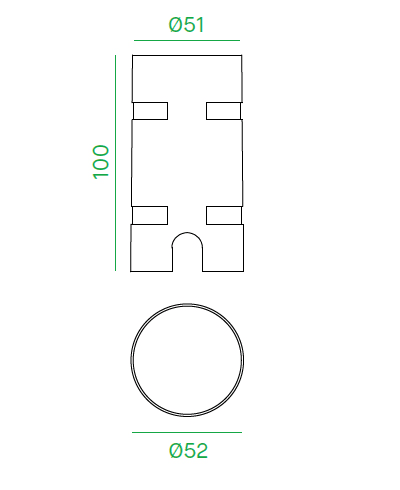 NOBILE ILLUMINAZIONE - NOBC/CASSA X A50 CONTROCASSA X A50 A51 A52