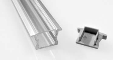 NOBILE ILLUMINAZIONE - NOBKIT/BAR/STRIP/5 KIT X BARRA/STRIP/5: 4 TAPPI