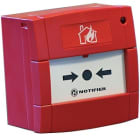 NOTIFIER ITALIA SR - NOTW5ARP02SGN02601 PUL. IND. ROTT. VETRO ISO. IP67 RED