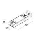 NOVALUX SPA - NOX101301.99 ALIM. SLIM LED 24V - 45W PER SISTEMI