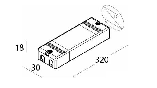 NOVALUX S.P.A. - NOX101302.99 ALIM. SLIM LED 24V - 100W PER SISTEMI