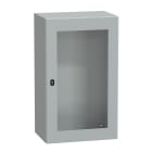 SCHNEIDER ELECTRIC - SNRNSYS3D10640T Cassetta in acciaio montata a parete, PanelSeT S3D, porta trasparente, senza piastra di montaggio, 1000x600x400mm, IP66, IK08