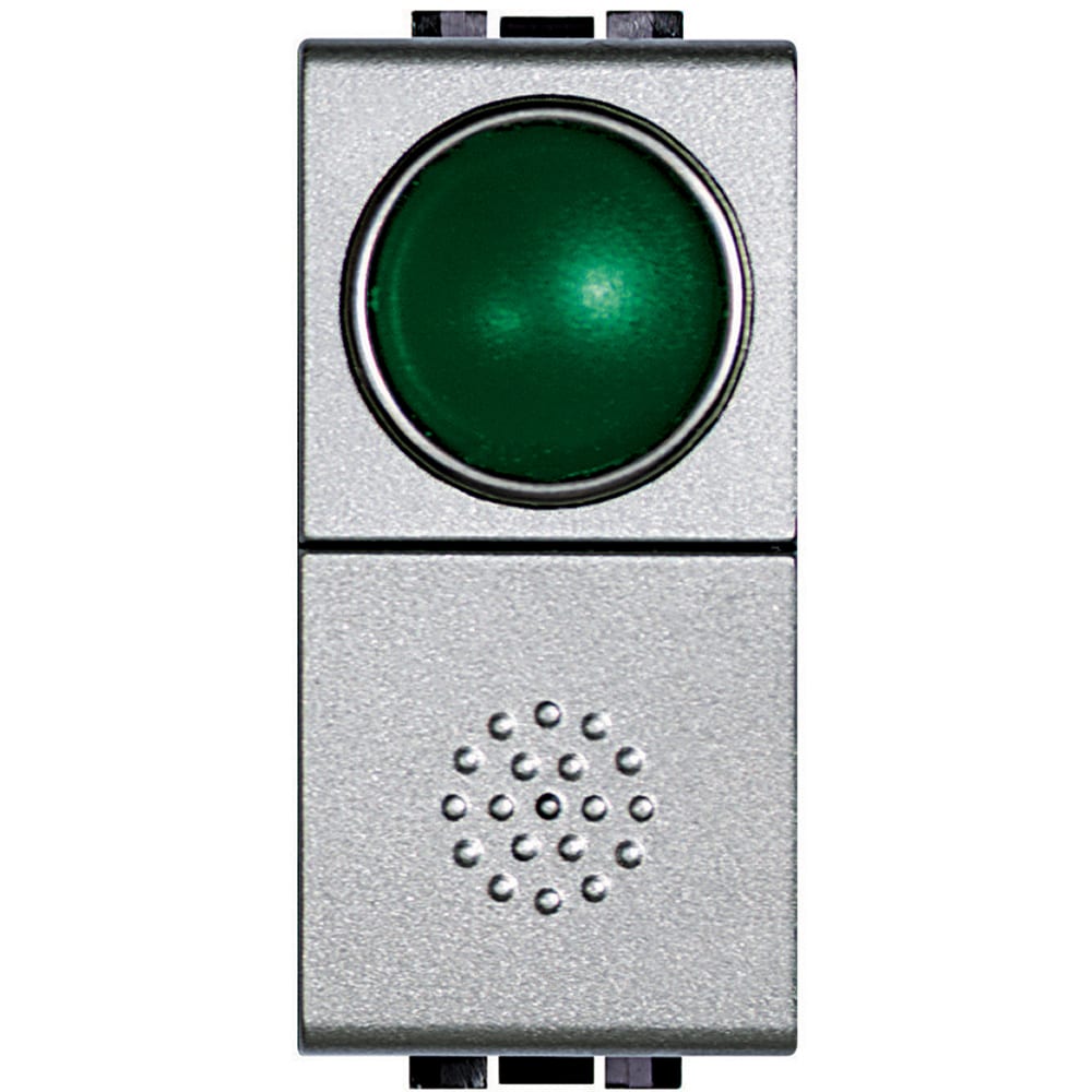 BTICINO BTINT4038V LIGHT TECH - PULSANTE + PORTALAMP VERDE