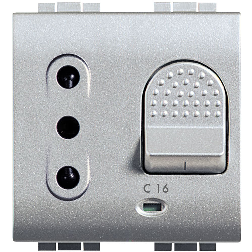 BTICINO BTINT4311/16 LIGHT TECH - PRESA SICURA MAGNET 2P+T 16