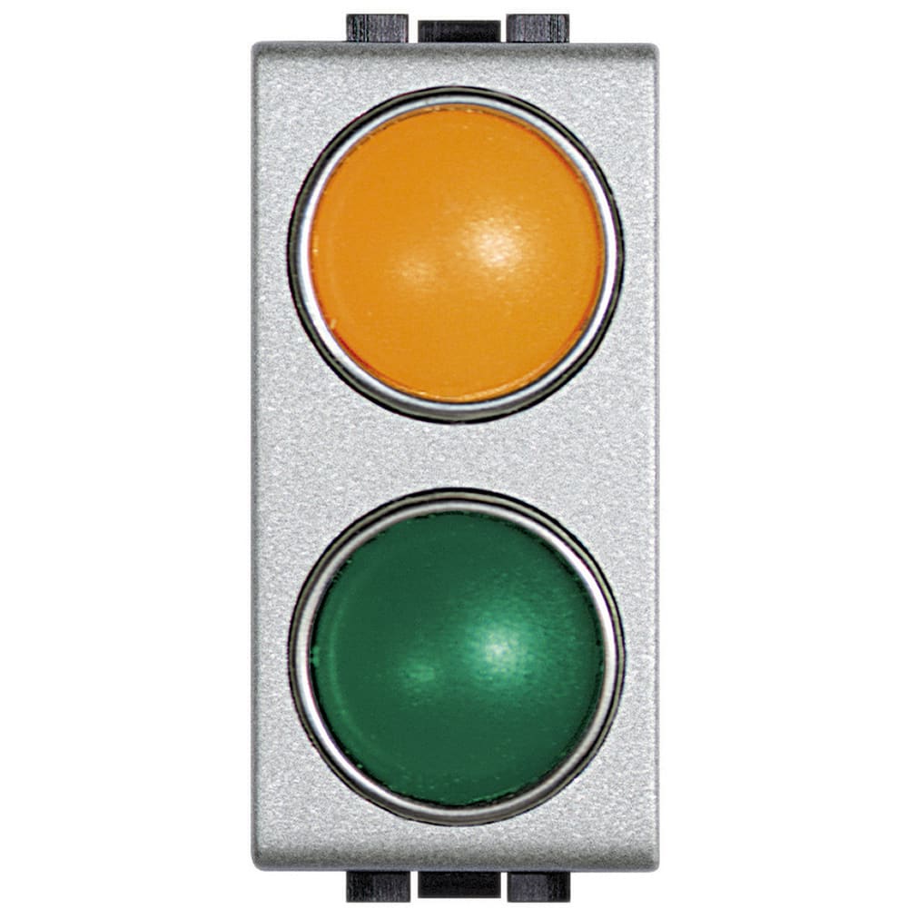 BTICINO BTINT4372AV LIGHT TECH - PORTALAMPADA ARANCIO/VERDE