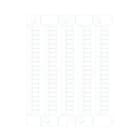 CABUR SRL - CBRNU08510PE CNU/8/51/PE TAB.100 TESSERE PE