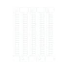 CABUR SRL - CBRNU08516V CNU/8/51/6 TAB.100 TESS NUM.6 VER