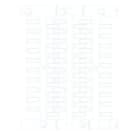 CABUR SRL - CBRNUT12FL NUT12FL TESS. FLAT TUB. PVC BIANCA 12MM