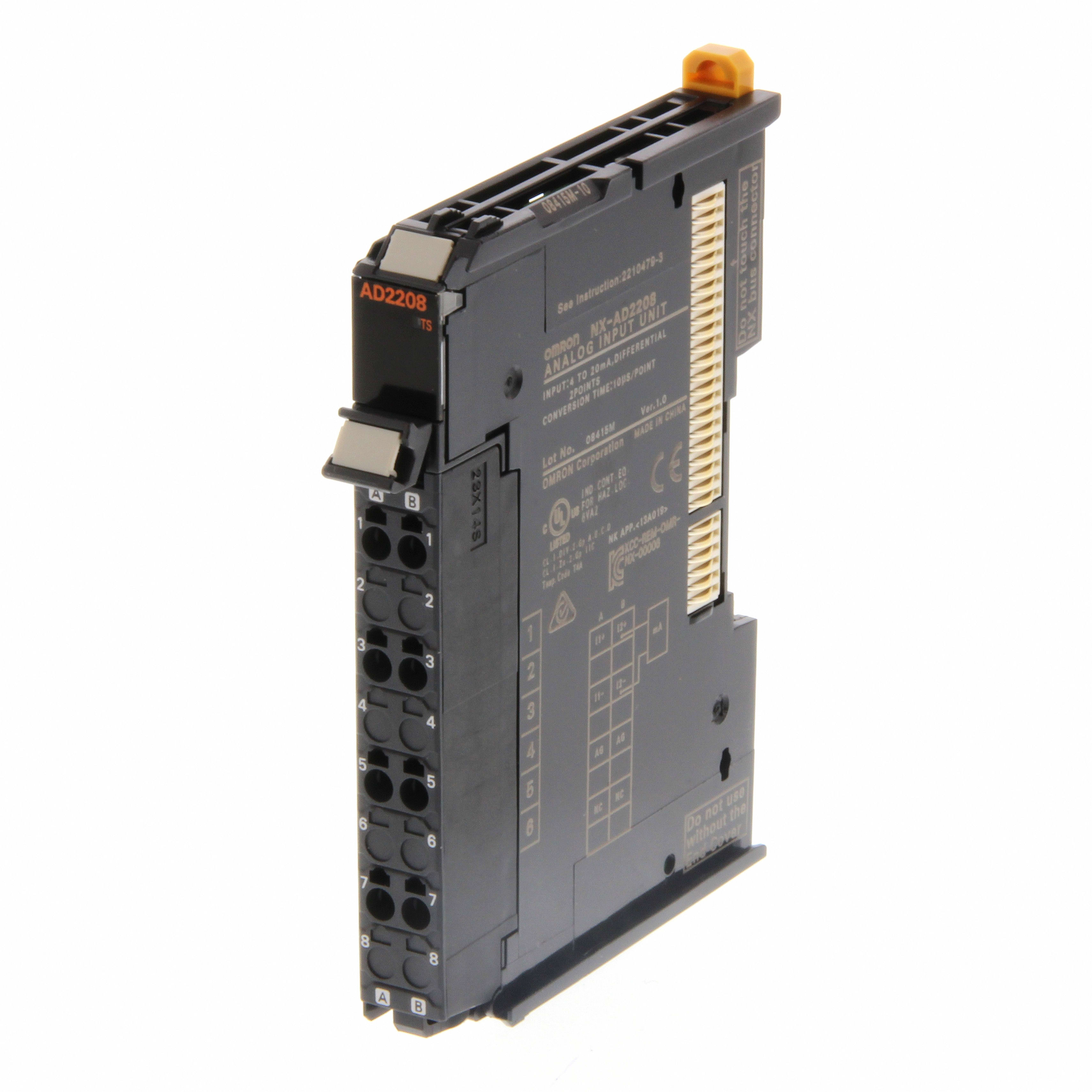 OMRON OMRNXAD2208 PLC- NX. 2AI 4..20 MA DIFF. 30000 PTI