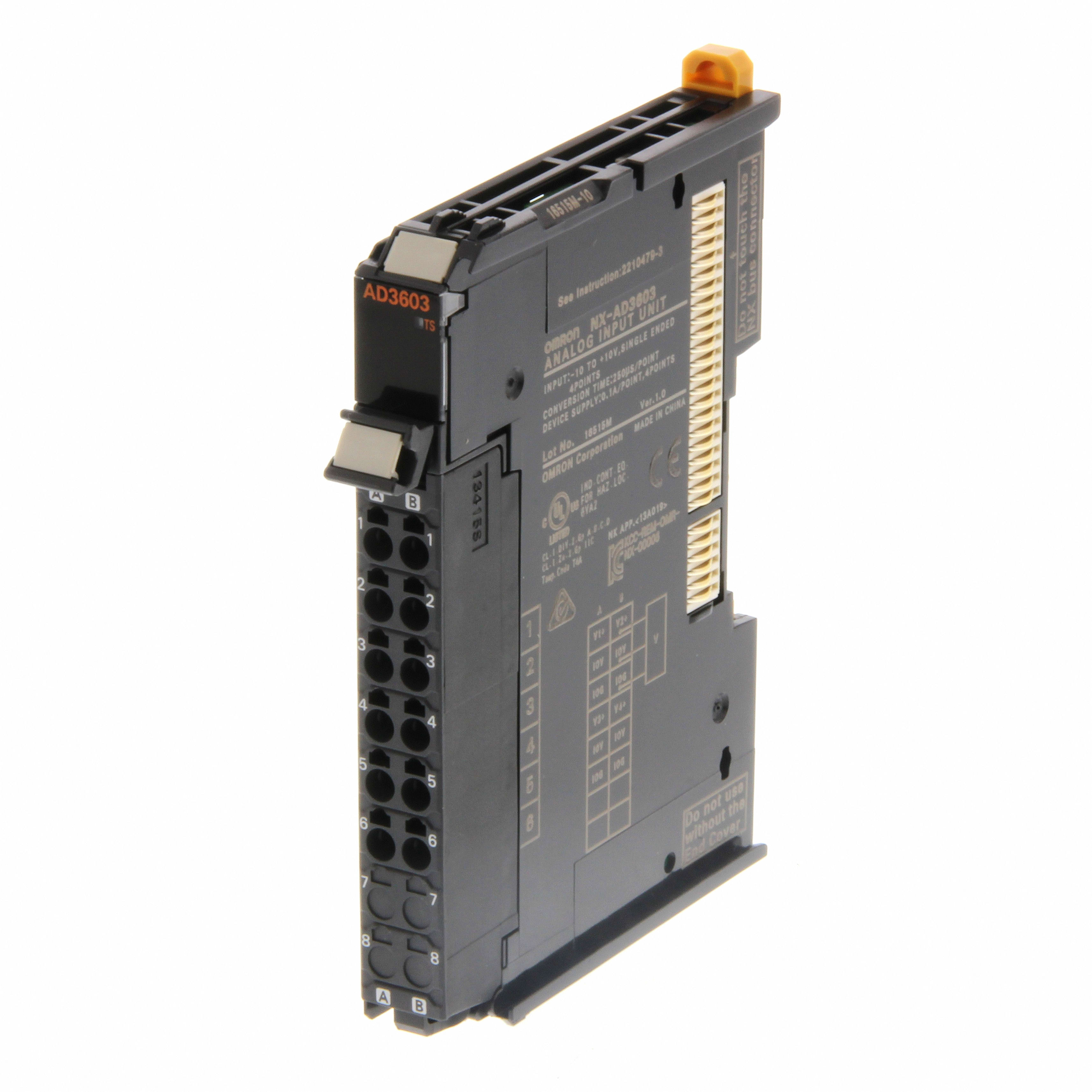 OMRON OMRNXAD3603 NX-IO, 4 AI -10..+10V, SE, 8000 PTI