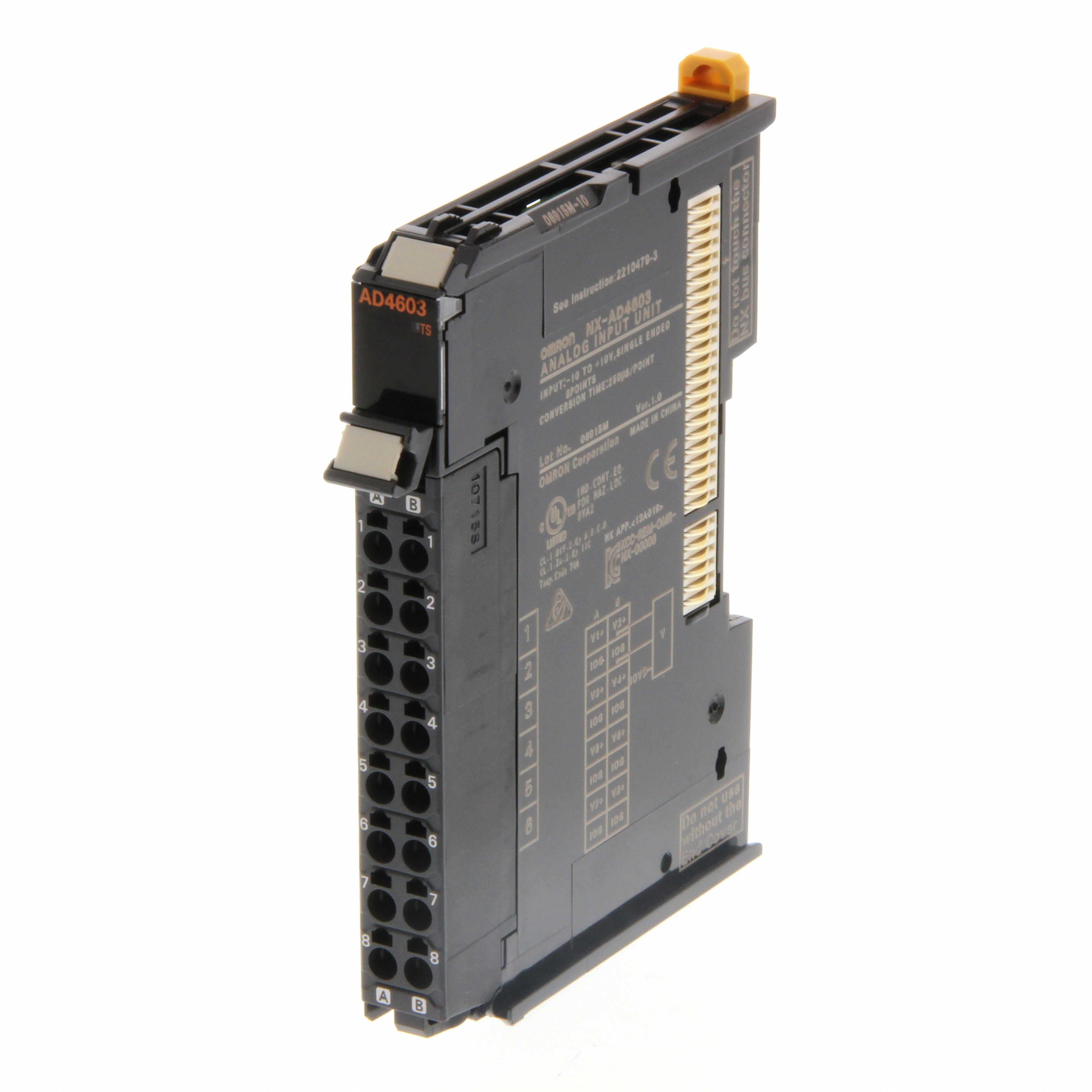 OMRON - OMRNXAD4603 PLC- NX, 8AI -10..+10V, 8000 PTI.