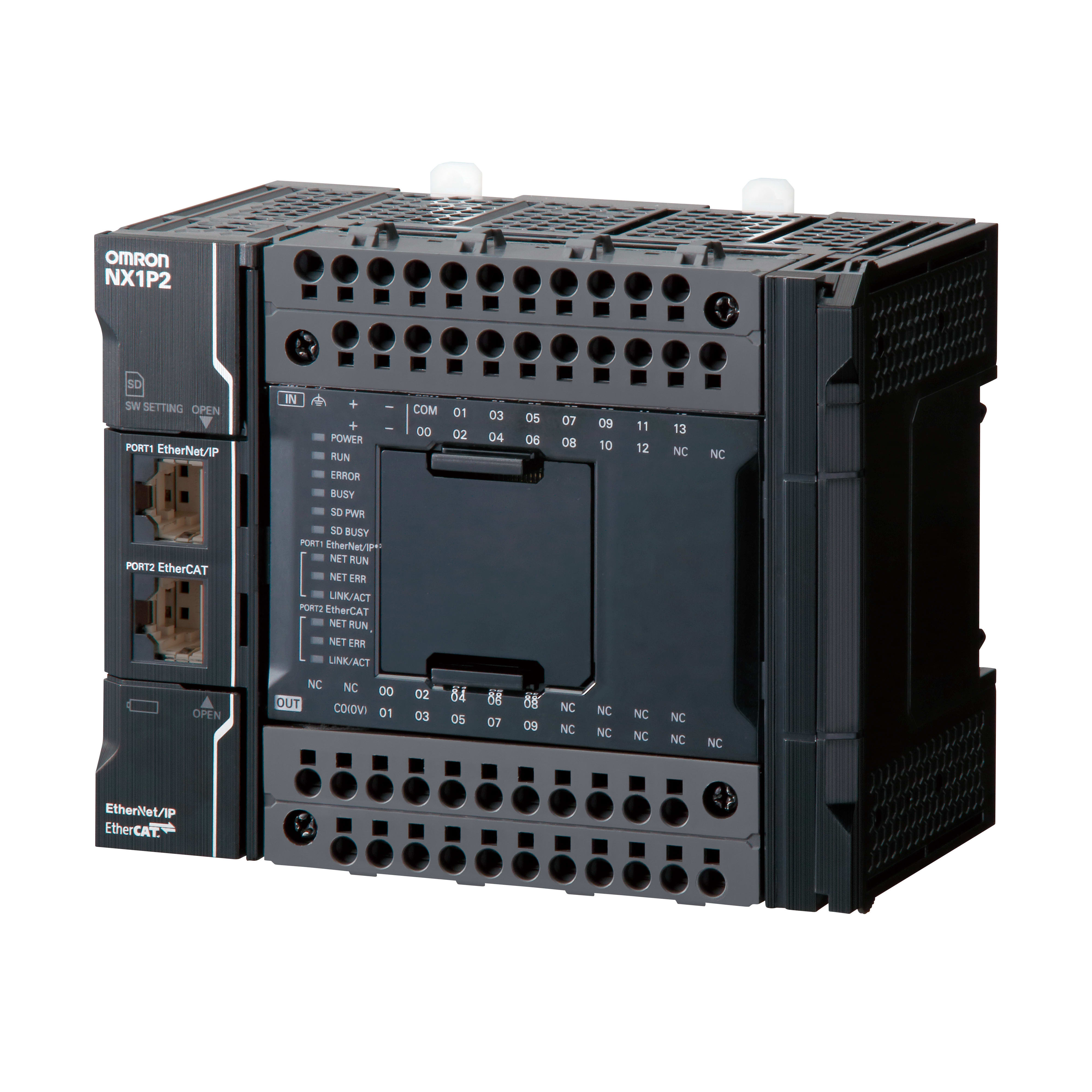 OMRON - OMRNX1P29024DT PLC- CPU SYSMAC NX1P 14 IN, 10 OUT NPN,