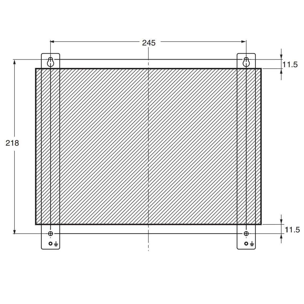 OMRON OMRNY000AB01 PC- ACCESSORI PER IPC BOX: STAFFA PER IN