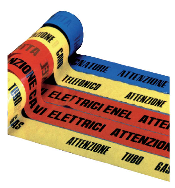OCMEI S.R.L. - OCMNAS/FO100 NASTRO GIALLO H=100MM L=200M ATTENZIONE