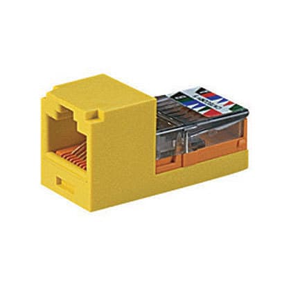 PANDUIT - PANCJ588IWY MODULE,CAT5E,UTP,8P8E,UNIVERSAL,IW,EA