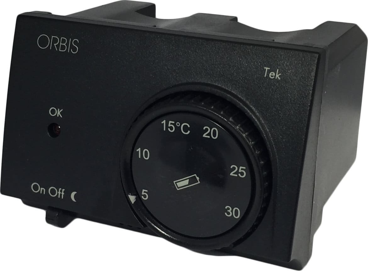 ORBIS ORBOB322610 TEK ANTRACITE TERMOSTATO