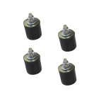 ORBIS - ORBOB581476 AVT 4040 kit di 4 supporti antivibranti, da terra, altezza 40mm, portata per KIT 70 kg