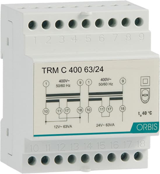 ORBIS - ORBOB86C46324 TRM C 400 63/24 TR.63VA 12-24V USO CONTI