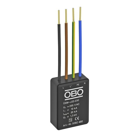 OBO BETTERMANN OBO5092480 USM-LED 230 LIMITATORE SOVRATENSIONE USM