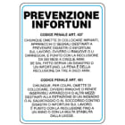 OCMEI SRL - OCM6CR1101 CART.330X470MM PREVENZ. INFORTUNI