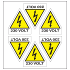 OCMEI SRL - OCM6ET2345 CF.10F ETICH. FOLGORE 230VOLT L.60+15 (6