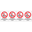 OCMEI SRL - OCM6ET2373 CF.10F ETICH. NON RIPARARE --- 62X80 (4X