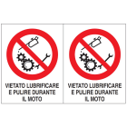 OCMEI SRL - OCM6ET2374 CF.10F ETICH. VIET.LUBRIFI. -125X160 (2X