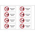 OCMEI SRL - OCM6ET2507 CF.10F ETICH.NON EFFETTUARE MANOVRE (8XF