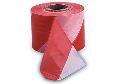 OCMEI S.R.L. - OCMNAS/BR100 NASTRO BIANCO/ROSSO H=100MM ROTOLO DA 20
